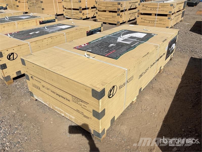 KJ K2223 22 ft x 23 ft Metal Garage Storage Building Čelični okviri za građevine
