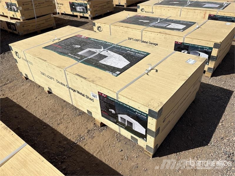 KJ K2223 22 ft x 23 ft Metal Garage Storage Building Čelični okviri za građevine