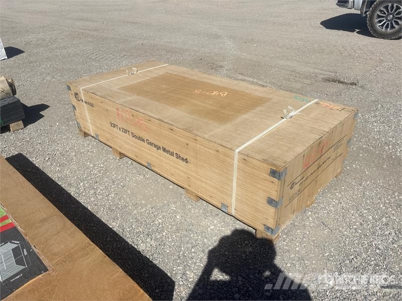 KJ K2223 23 ft x 22 ft Double Garage Metal Shed (Unus Inne przyczepy