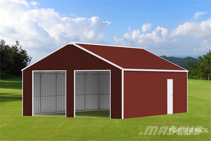 KJ K2223G 23 ft x 22 ft Double Garage Metal Storage B Čelični okviri za građevine