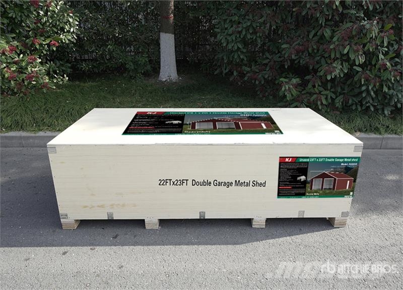 KJ K2223G 23 ft x 22 ft Double Garage Metal Storage B Čelični okviri za građevine