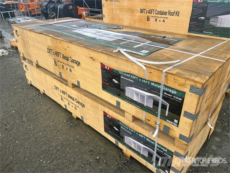 KJ K2346 Metal Garage Shed (Unused) Stalen constructies