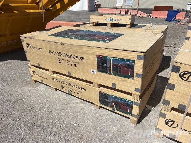KJ K2545G 25 ft x 45 ft Metal Garage Storage Building 鋼架建築