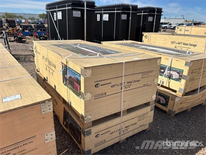 KJ K2545G 46 ft x 25 ft Metal Garage Storage Building Čelični okviri za građevine