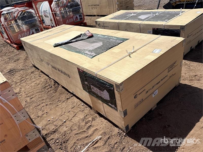 KJ K2825 28 ft x 25 ft Metal Workshop (Unused) Overige aanhangers