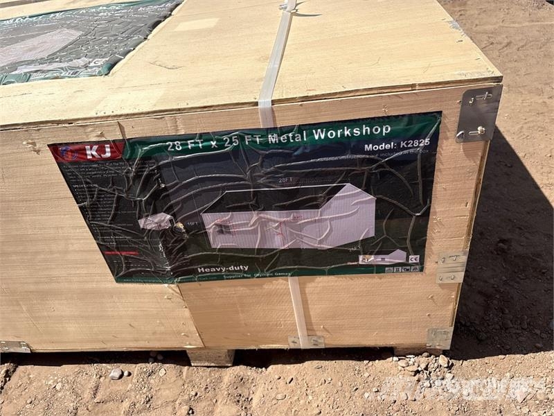 KJ K2825 28 ft x 25 ft Metal Workshop (Unused) Overige aanhangers