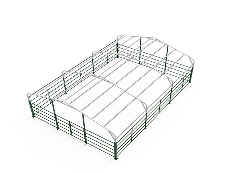 KJ K3010 30 ft x 20 ft Powder Coated Livestock Shelte 기타 축산 기계 및 부속품