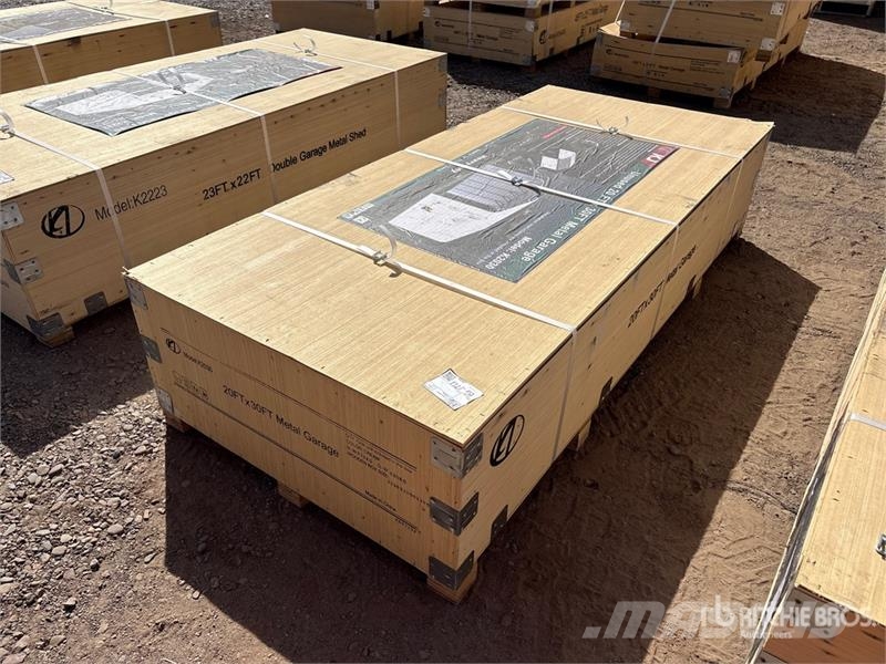 KJ K3020 20 ft x 30 ft Carport (Unused) Acélszerkezetes épületek