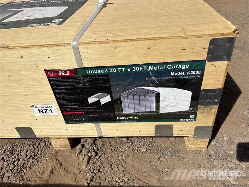 KJ K3020 20 ft x 30 ft Carport (Unused) Acélszerkezetes épületek