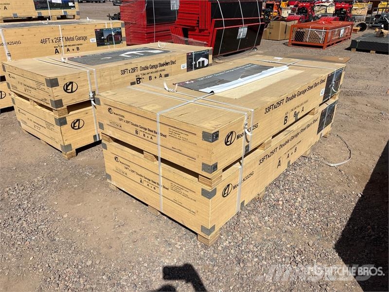 KJ K3325G 33 ft x 25 ft Metal Garage Storage Building Čelični okviri za građevine
