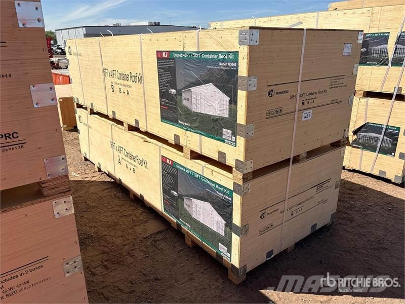 KJ K3640 36 ft x 40 ft Enclosed Container Roof Kit St Other components