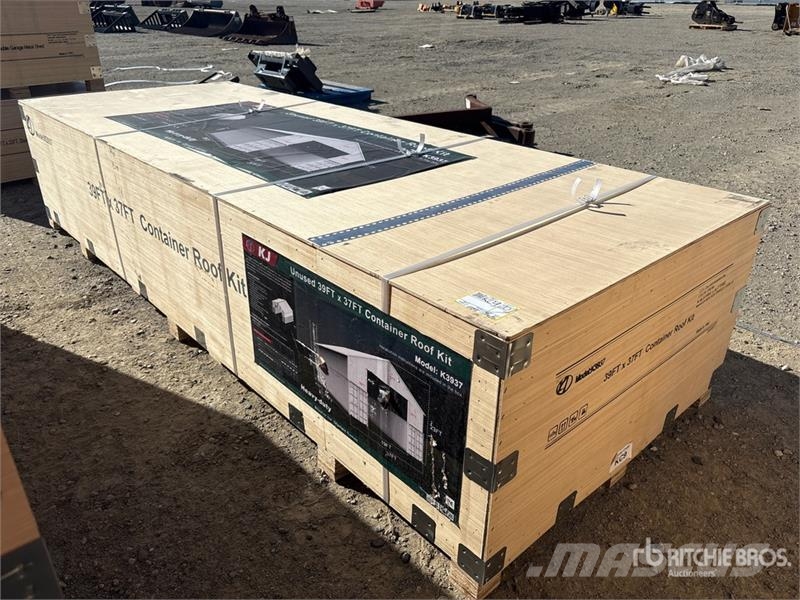 KJ K3937 37 ft x 39 ft Container Shelter (Unused) Sonstige Baumaschinen