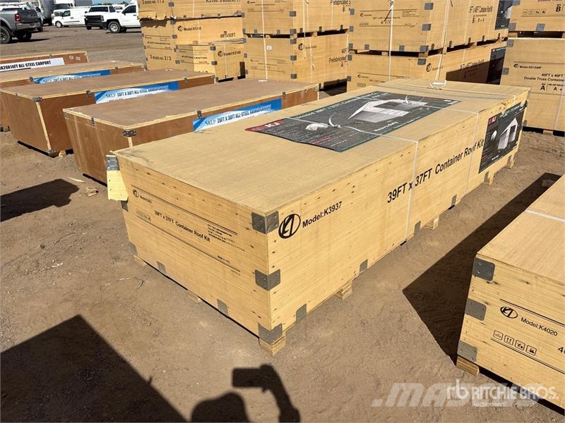 KJ K3937 37 ft x 39 ft Container Shelter (Unused) Construcción - Otros