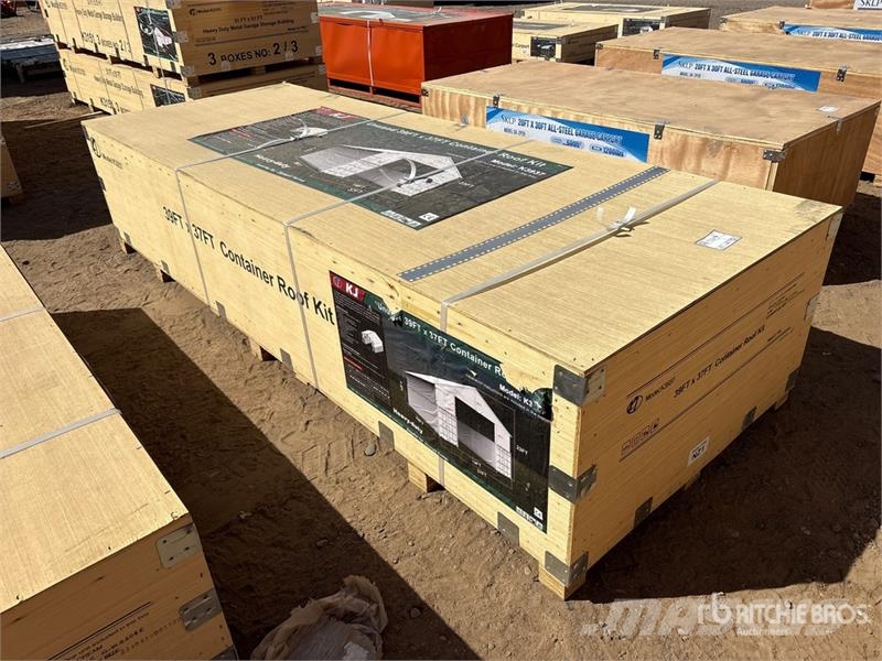 KJ K3937 37 ft x 39 ft Container Shelter (Unused) Construcción - Otros