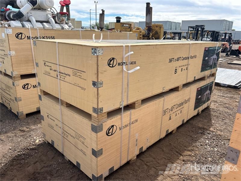 KJ K4036 36 ft x 40 ft Container Roof Kit Storage Can Drugi deli