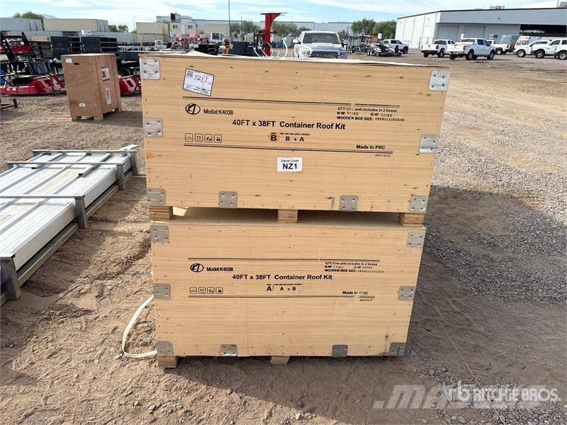 KJ K4038 38 ft x 40 ft Container Shelter (Unused) Sonstige Baumaschinen