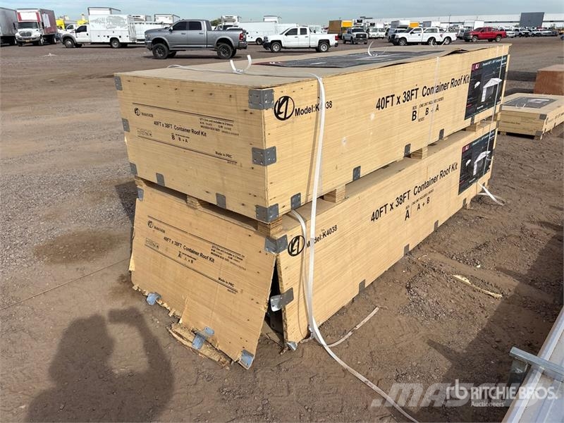 KJ K4038 38 ft x 40 ft Container Shelter (Unused) Sonstige Baumaschinen