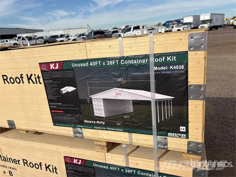 KJ K4038 38 ft x 40 ft Container Shelter (Unused) Sonstige Baumaschinen