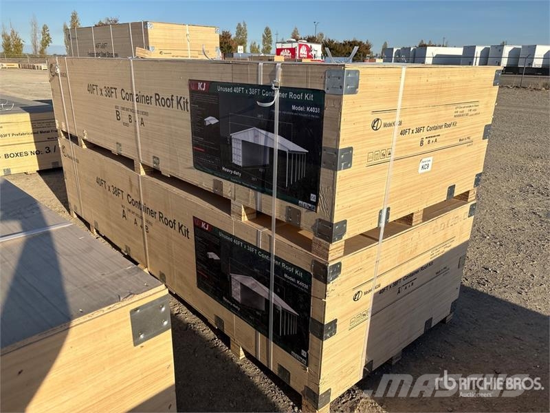 KJ K4038 38 ft x 40 ft Container Shelter (Unused) Construção - Outros