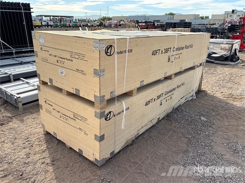 KJ K4038 38 ft x 40 ft Container Shelter (Unused) Sonstige Baumaschinen