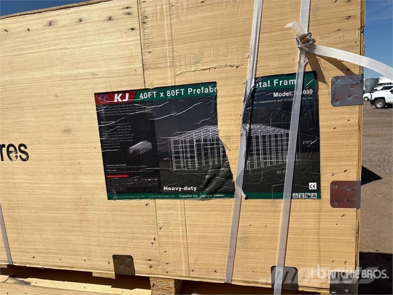 KJ K4080 40 ft x 80 ft Prefabricated Metal Frame Stor Čelični okviri za građevine