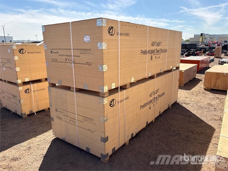 KJ K4080 40 ft x 80 ft Prefabricated Metal Frame Stor Čelični okviri za građevine
