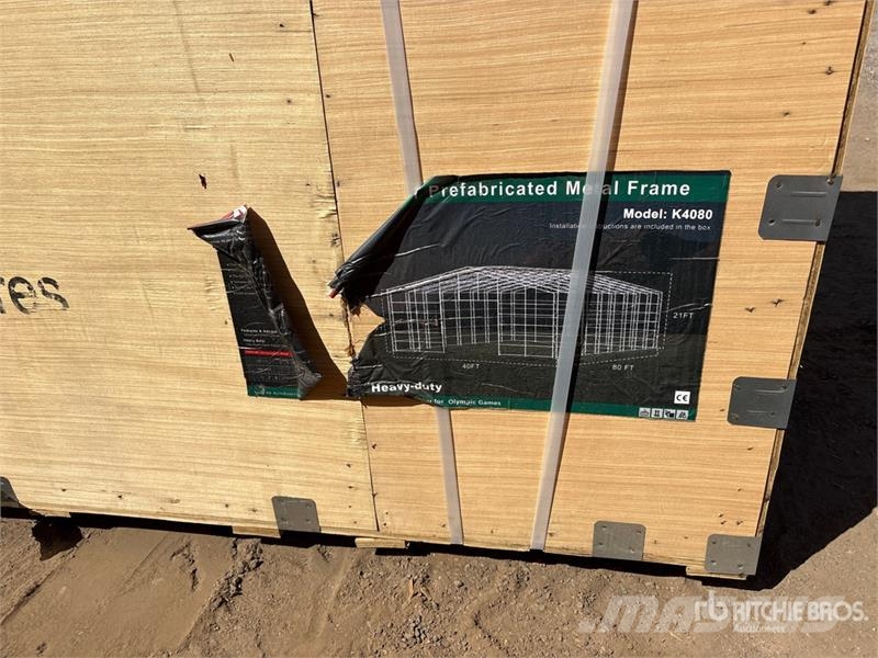 KJ K4080 40 ft x 80 ft Prefabricated Metal Frame Stor Čelični okviri za građevine