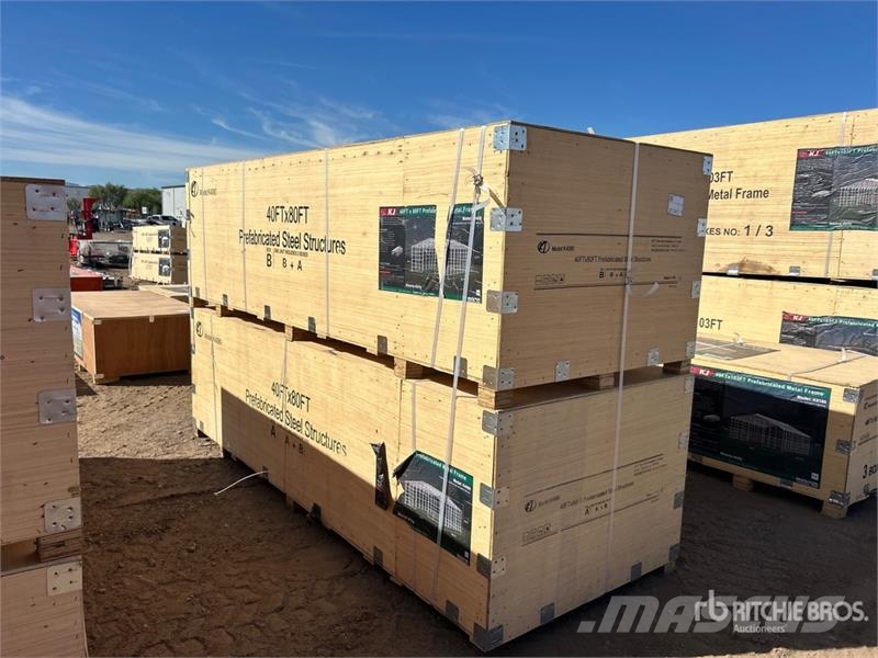 KJ K4080 40 ft x 80 ft Prefabricated Metal Frame Stor Čelični okviri za građevine