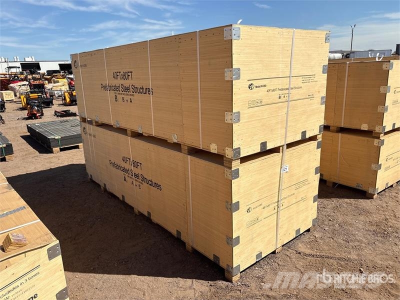 KJ K4080 40 ft x 80 ft Prefabricated Metal Frame Stor Čelični okviri za građevine