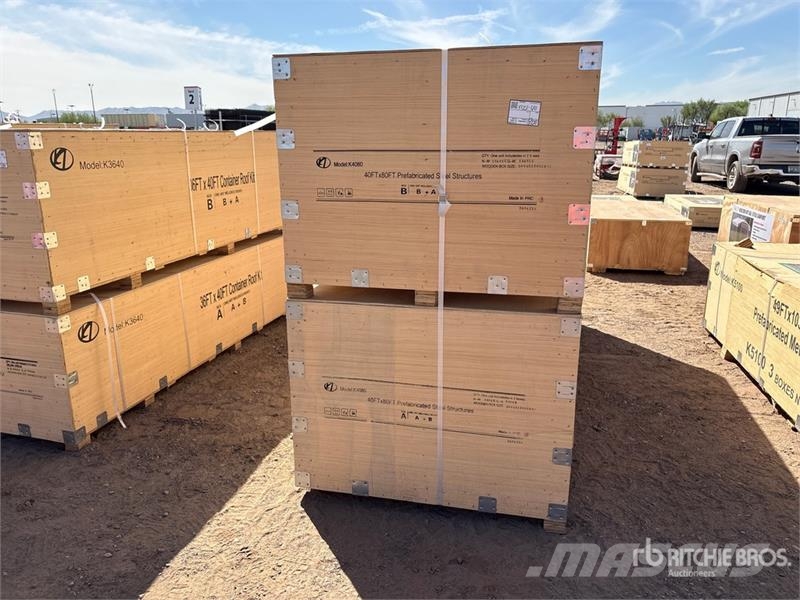 KJ K4080 40 ft x 80 ft Prefabricated Metal Frame Stor Čelični okviri za građevine
