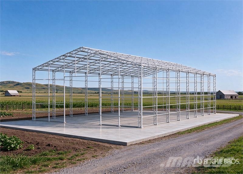 KJ K4080 80 ft x 40 ft Prefabricated Metal Frame Stor Druge prikolice