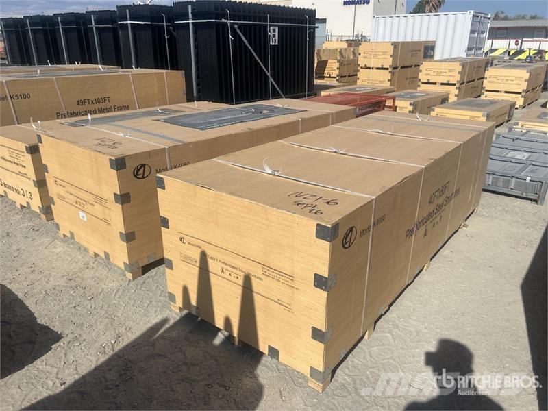 KJ K4080 80 ft x 40 ft Prefabricated Metal Frame Stor 기타 트레일러