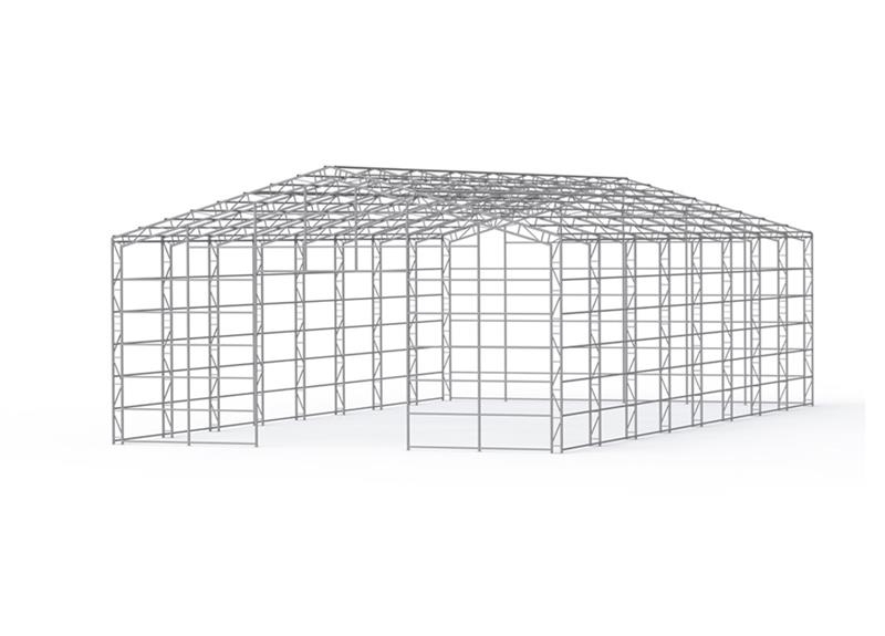 KJ K4080 80 ft x 40 ft Prefabricated Metal Frame Stor 기타 트레일러