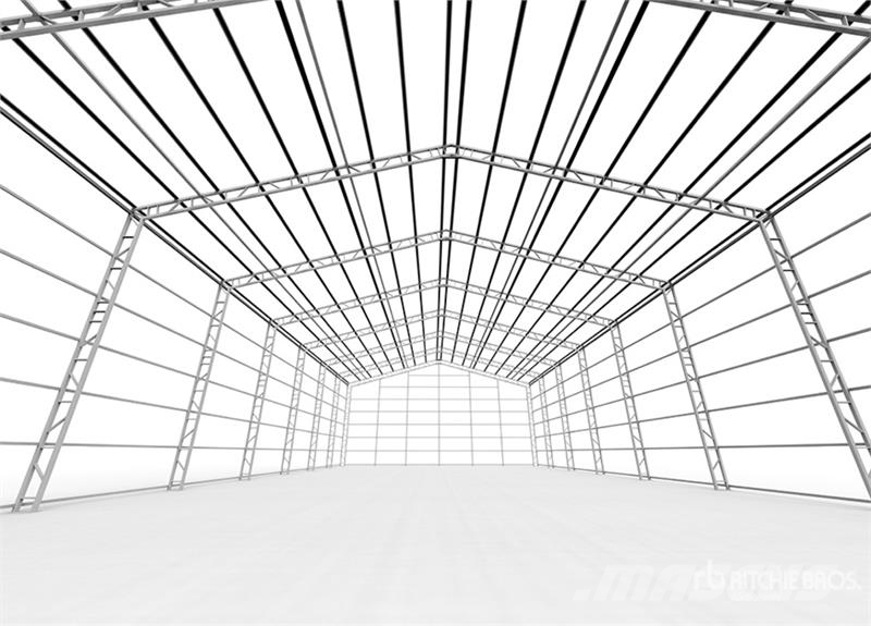 KJ K4080 80 ft x 40 ft Prefabricated Metal Frame Stor Druge prikolice