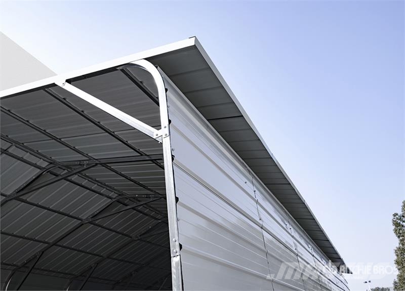KJ K4120 20 ft x 41 ft Enclosed Carport (Unused) Steel frame buildings