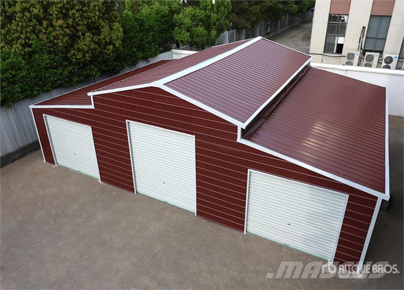 KJ K4230G 42 ft x 30 ft Triple Garage Metal Storage S Steel frame buildings