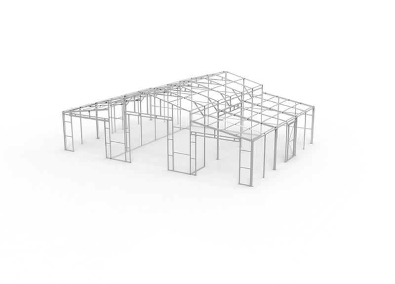 KJ K4230G 42 ft x 30 ft Triple Garage Metal Storage S Čelični okviri za građevine