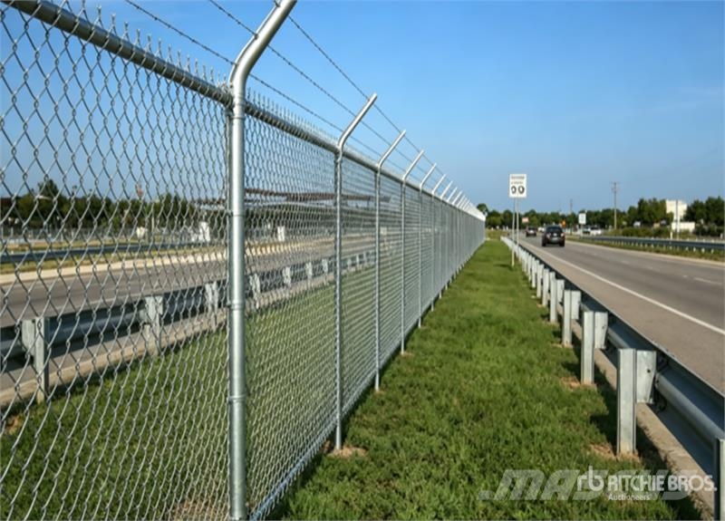 KJ K500 500 ft x 7 ft Galvanized Chain Link Site Fenc Drugi deli