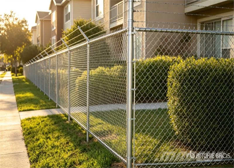 KJ K500 500 ft x 7 ft Galvanized Chain Link Site Fenc Ostale komponente