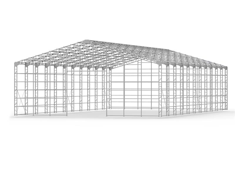 KJ K5100 103 ft x 49 ft Prefabricated Metal Frame (Un 기타 트레일러