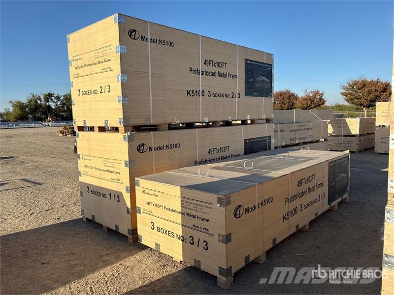 KJ K5100 103 ft x 49 ft Prefabricated Metal Frame (Un Overige aanhangers