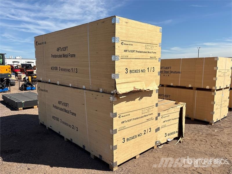 KJ K5100 49 ft x 103 ft Prefabricated Metal Frame Sto Čelični okviri za građevine