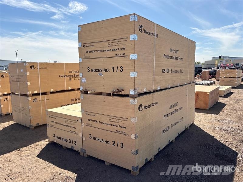 KJ K5100 49 ft x 103 ft Prefabricated Metal Frame Sto Čelični okviri za građevine