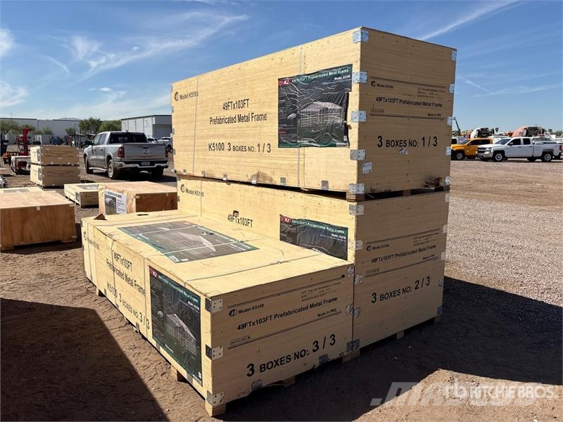 KJ K5100 49 ft x 103 ft Prefabricated Metal Frame Sto Čelični okviri za građevine