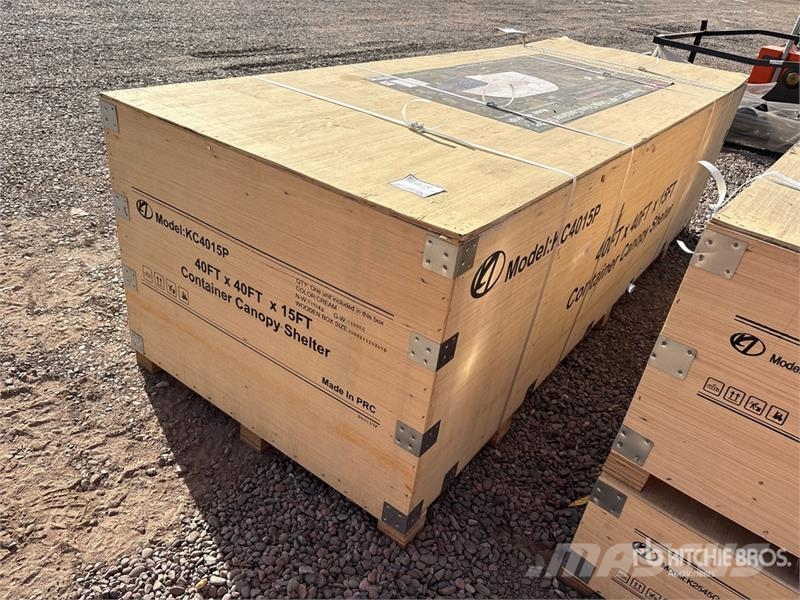 KJ KC4015P 40 ft x 40 ft Single Truss Container Shelt Construcción - Otros
