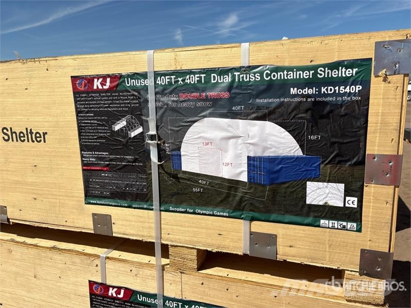 KJ KD1540P 40 ft x 40 ft Double Truss Container Shelt Gradbeništvo - drugo