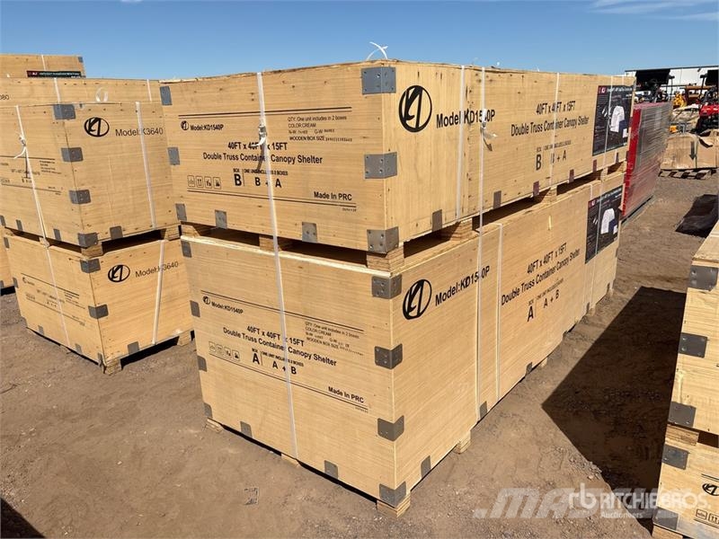 KJ KD1540P 40 ft x 40 ft Double Truss Container Shelt Gradbeništvo - drugo