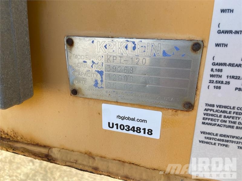 Klein KPT-120 معدات البناء - غير ذلك
