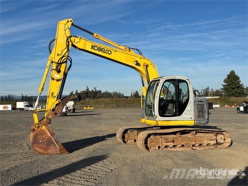 Kobelco SK135SR-LC Tracked Excavator Kāpurķēžu ekskavatori