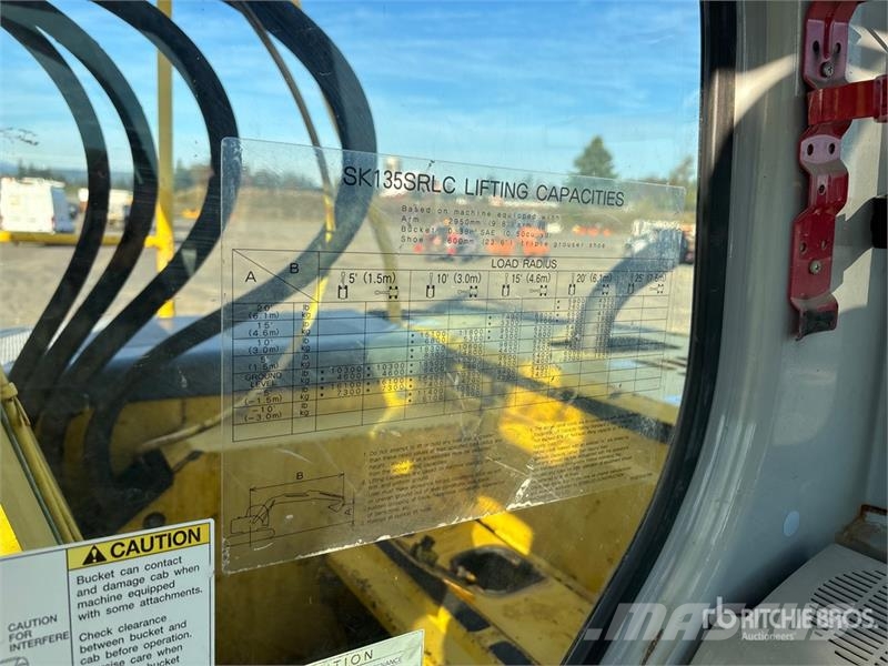 Kobelco SK135SR-LC Tracked Excavator Kāpurķēžu ekskavatori
